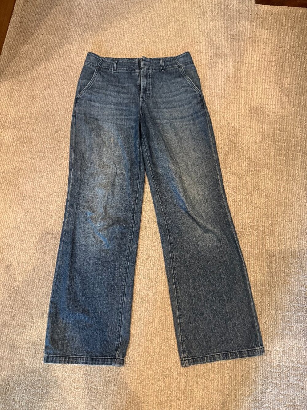 Used Pilcro for Anthropologie Wide Leg Trouser Jeans Sz 28